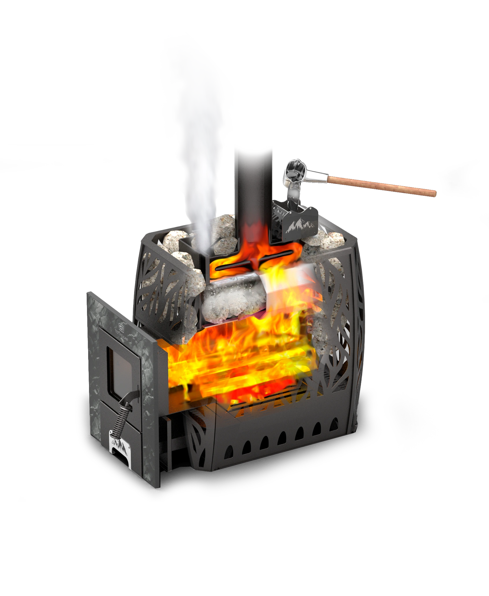 Печь для бани Скала 12Т - Теплодар